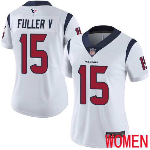 Houston Texans Limited White Women Will Fuller V Road Jersey NFL Football 15 Vapor Untouchable